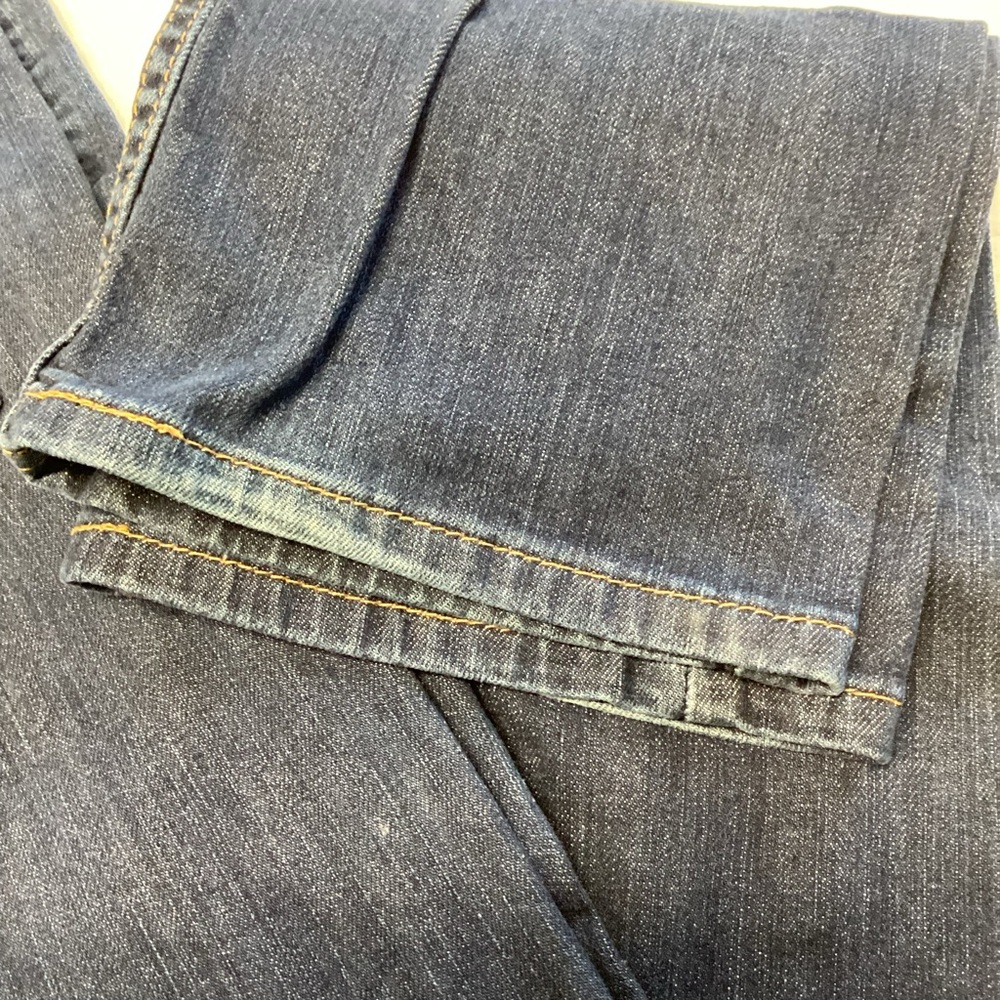 Levi's 513 Men's Dark Wash Straight Stretch Jeans 33x34 - Picture 4 of 10